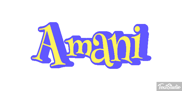 Amani Text effect
