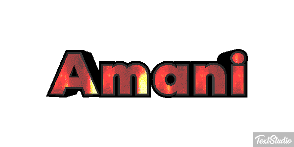 Amani Text effect