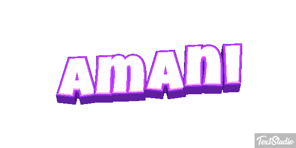 Amani Text effect