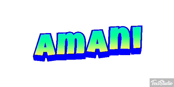 Amani Text effect