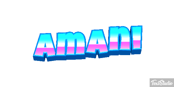 Amani Text effect