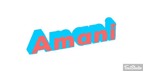 Amani Text effect