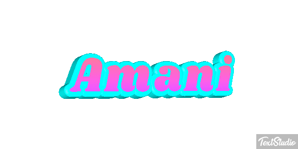 Amani Text effect