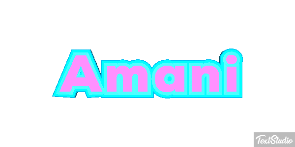 Amani Text effect