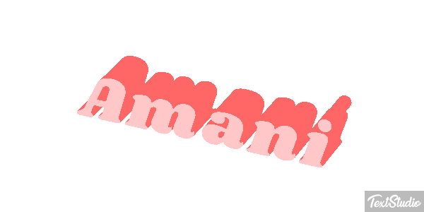 Amani Text effect