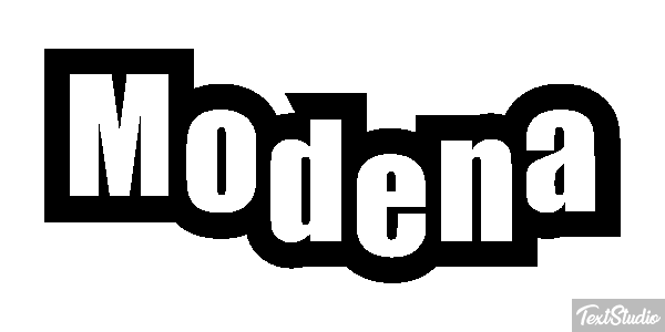 Modena Текстовый эффект