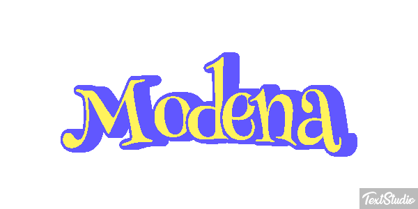 Modena Текстовый эффект