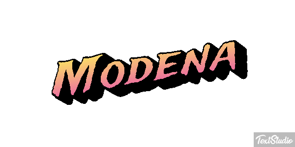 Modena Текстовый эффект