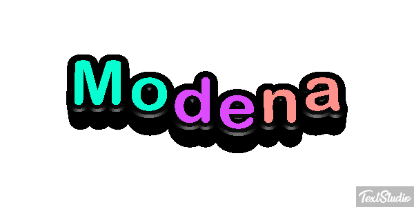 Modena Текстовый эффект