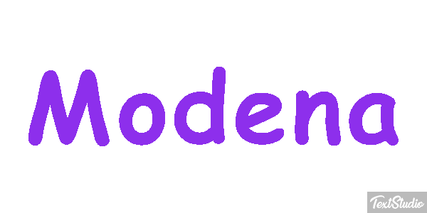 Modena Текстовый эффект