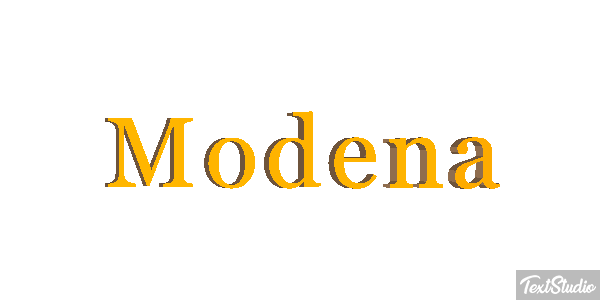 Modena Текстовый эффект