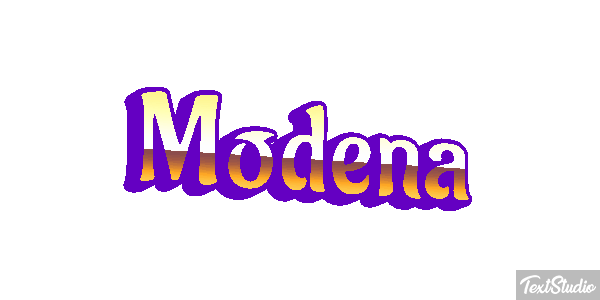 Modena Текстовый эффект