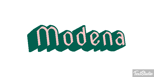 Modena Текстовый эффект