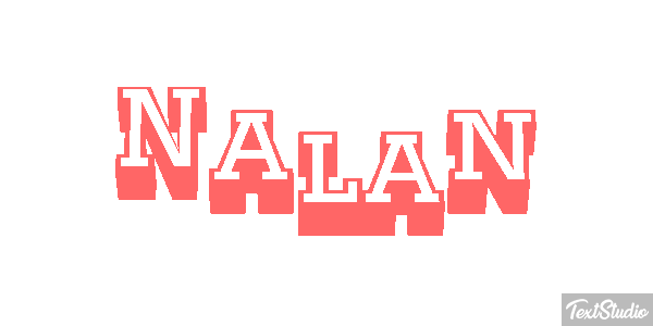 Nalan Texteffekt