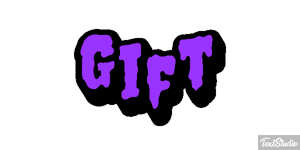 Gift Efeito do texto