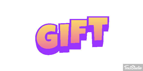 Gift Efeito do texto