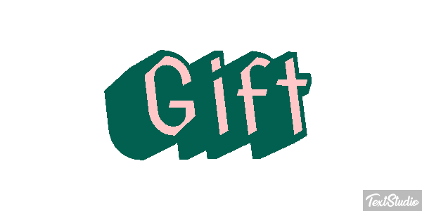 Gift Efeito do texto