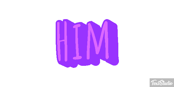 Him Text effect