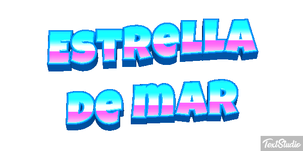 Estrella de mar Texteffekt