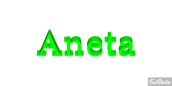 Aneta Efekt tekstowy