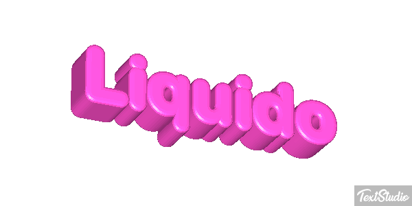 Líquido Efecto de texto