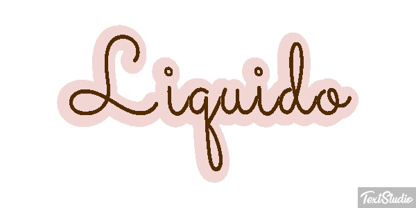 Líquido Efecto de texto