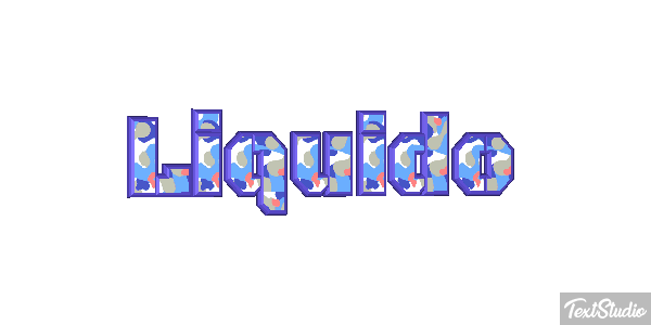 Líquido Efecto de texto
