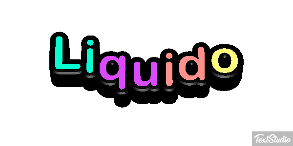 Líquido Efecto de texto