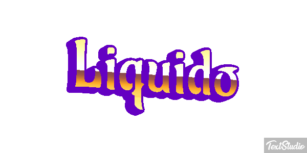 Líquido Efecto de texto