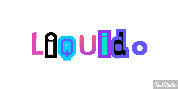 Líquido Efecto de texto