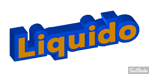 Líquido Efecto de texto