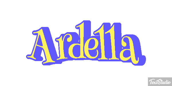 Ardella Text effect