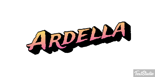 Ardella Text effect