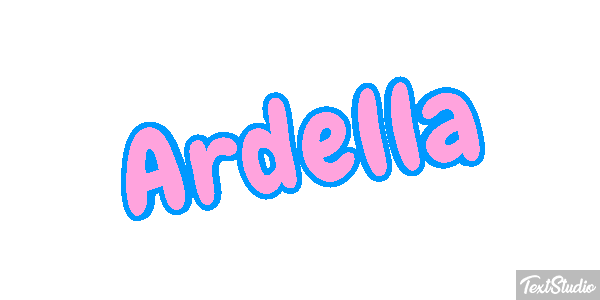Ardella Text effect