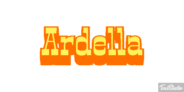 Ardella Text effect
