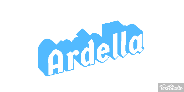 Ardella Text effect