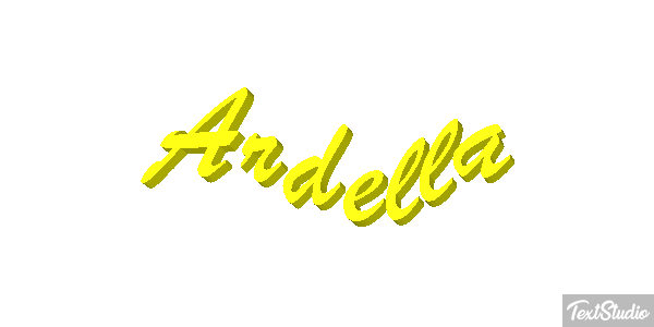 Ardella Text effect
