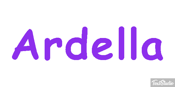 Ardella Text effect