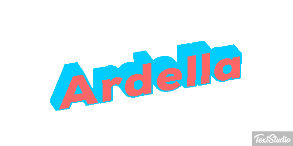 Ardella Text effect