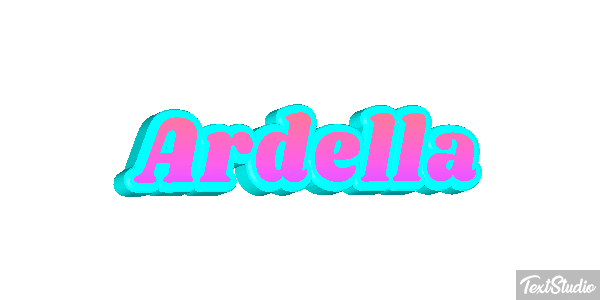 Ardella Text effect