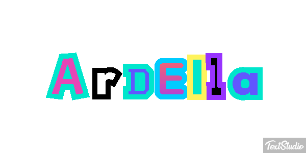 Ardella Text effect