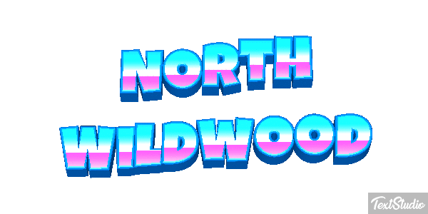 North Wildwood Effetto testo