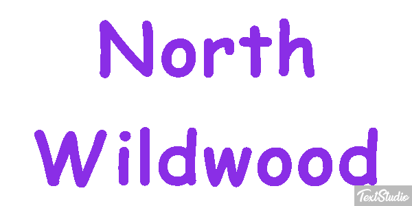 North Wildwood Effetto testo