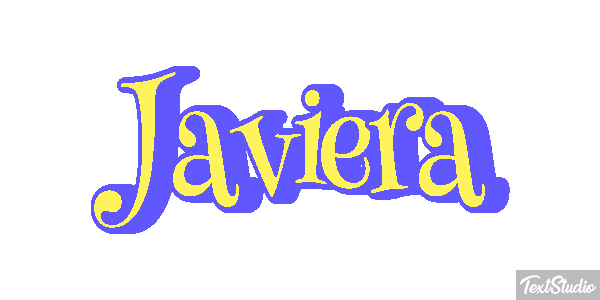 Javiera Effet de texte