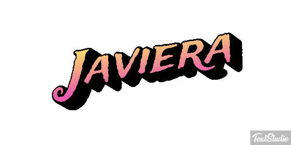 Javiera Effet de texte