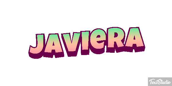 Javiera Effet de texte