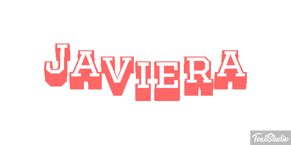 Javiera Effet de texte