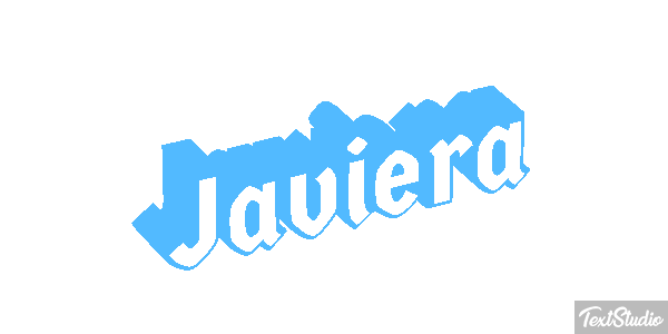 Javiera Effet de texte