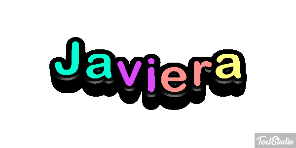 Javiera Effet de texte