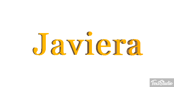 Javiera Effet de texte